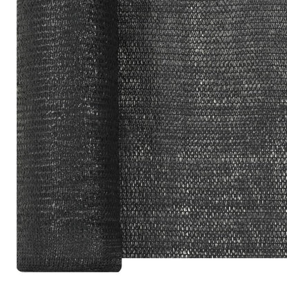 Privacy Net Black 1.2x50 m HDPE 195 g/m²