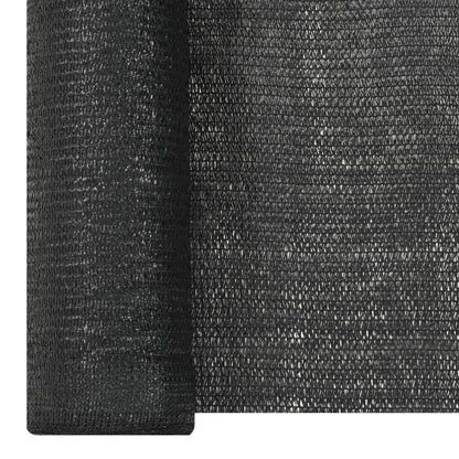 Privacy Net Black 1.5x25 m HDPE 195 g/m²