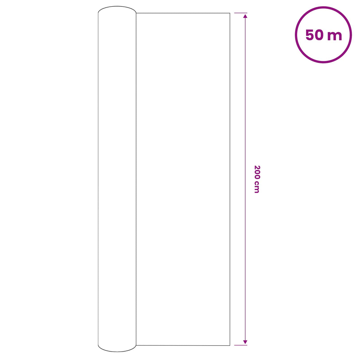 Privacy Net Green 2x50 m HDPE 75 g/m²
