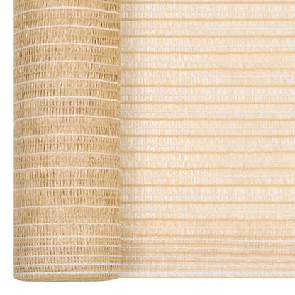 Privacy Net Beige 1.2x10 m HDPE 195 g/m²