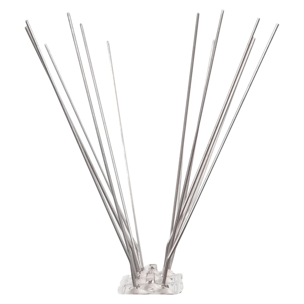 4-row Stainless Steel Bird & Pigeon Spikes Set of 20 10 m showcasing the durable stainless steel material and practical design for effective bird control.