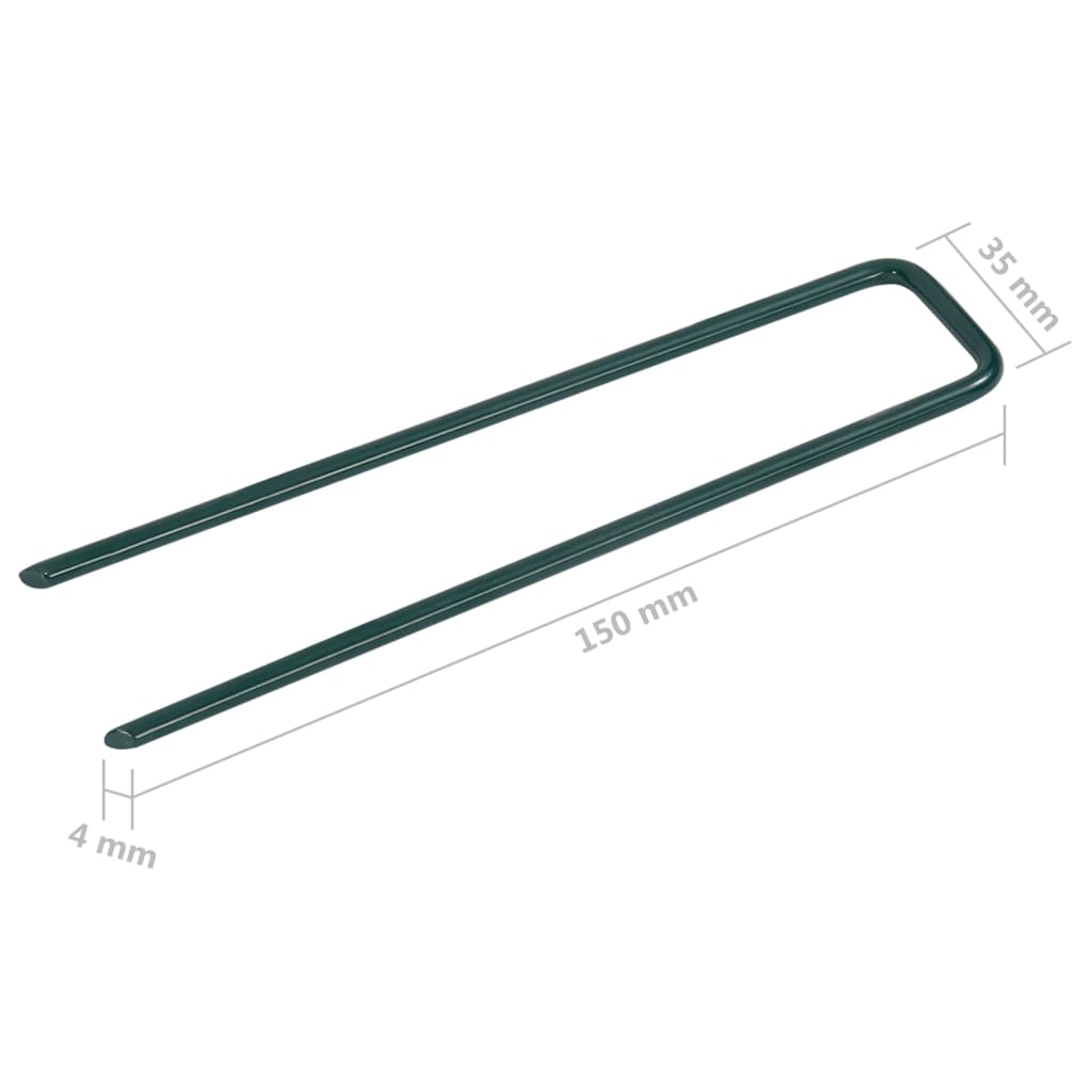 Nails for Artificial Grass 50 pcs U-shape Iron