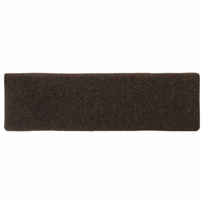 Stair Mats Self-adhesive 15 pcs 65x21x4 cm Brown Rectangular Edge