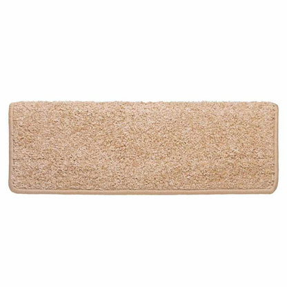 Stair Mats 15 pcs 65x21x4 cm Gold Rectangular Edge