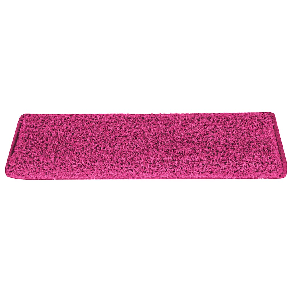 Stair Mats 15 pcs 65x21x4 cm Pink Rectangular Edge