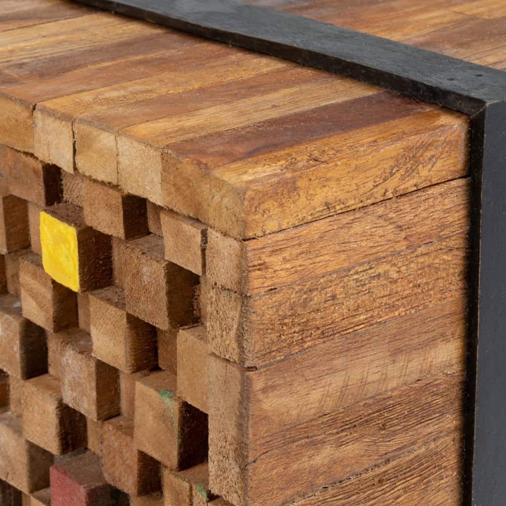 326173 vidaXL TV Stand 110x30x32,5 cm Solid Teak Wood