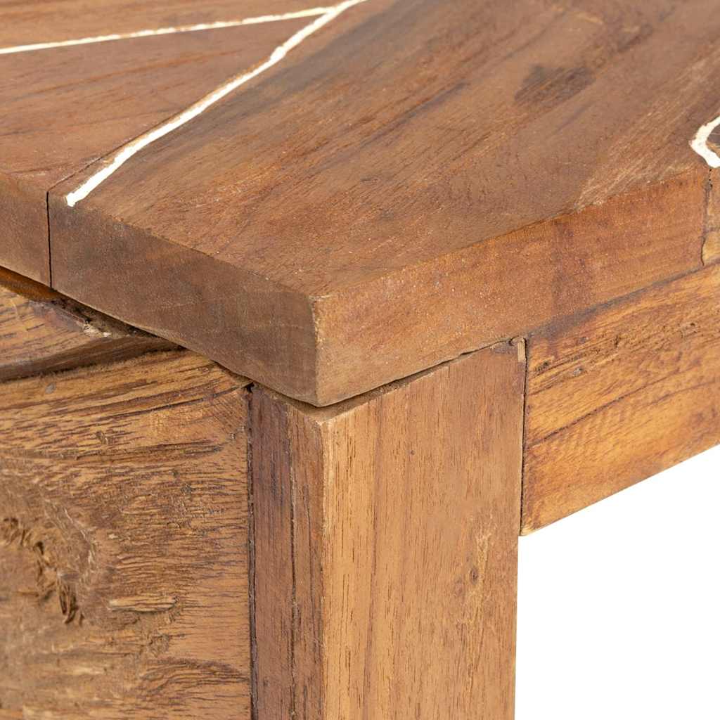 326176 vidaXL TV Stand 110x60x38 cm Solid Teak Wood