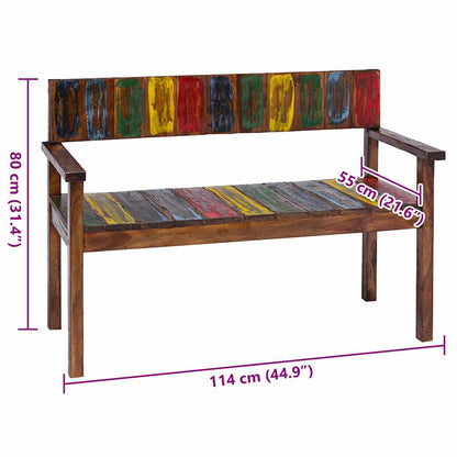 Dining Chairs 4 pcs Solid Reclaimed Wood
