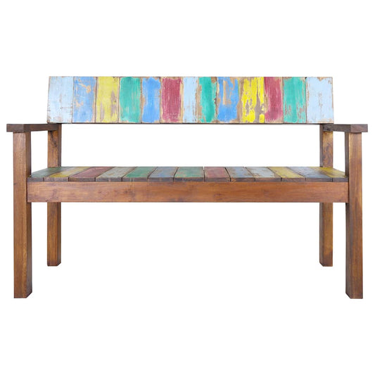 326182 vidaXL Bench 115 cm Solid Reclaimed Wood
