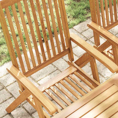 Folding Chairs 4 pcs Solid Acacia Wood