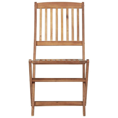 Garden Chair | Set of 6 | Natural wood | Solid acacia wood | Large