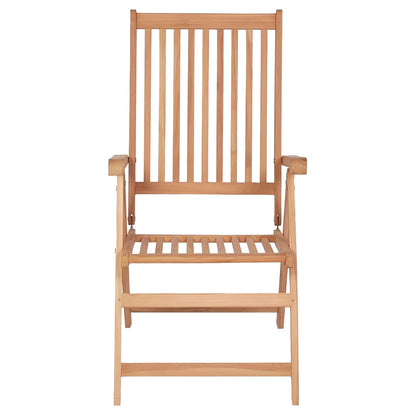 Garden Chair | Set of 4 | Natural Teak | Teak Wood | 57 x 71.5 x 100 cm