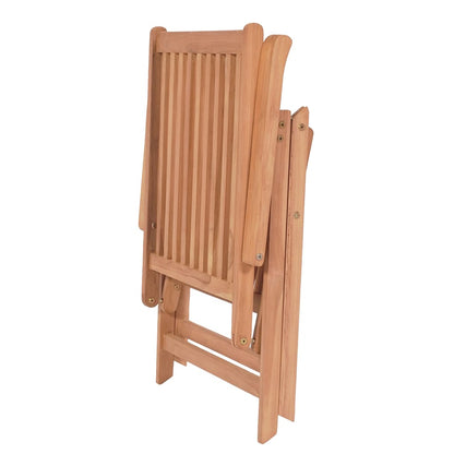 Garden Chair | Set of 4 | Natural Teak | Teak Wood | 57 x 71.5 x 100 cm