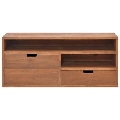 TV Cabinet 90x30x40 cm Solid Teak Wood