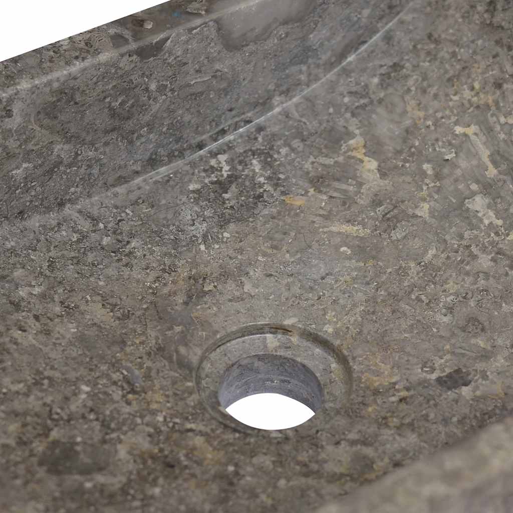 Sink 45x30x12 cm Marble High Gloss Grey