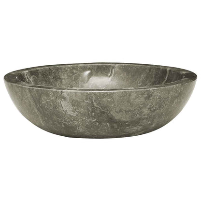 Sink Grey Ø40x12 cm Marble