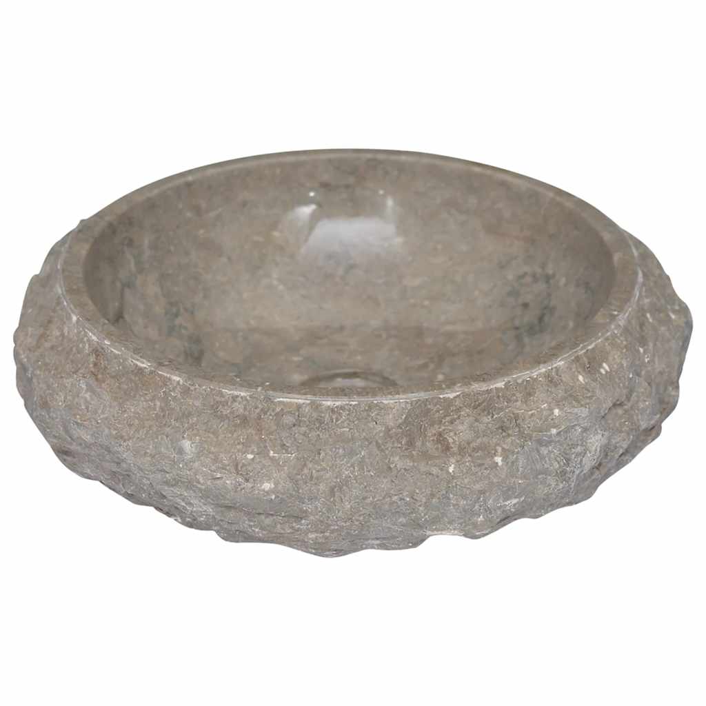 Sink Grey Ø40x12 cm Marble