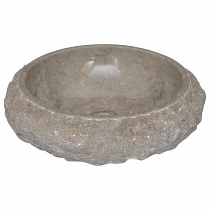 Sink Grey Ø40x12 cm Marble