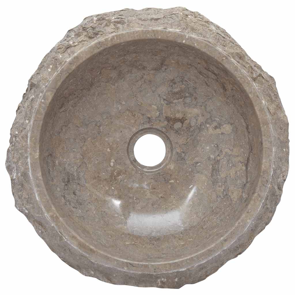 Sink Grey Ø40x12 cm Marble
