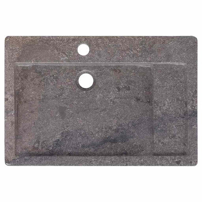 149161 vidaXL Sink Grey 58x39x10 cm Marble
