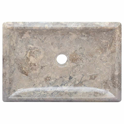 Sink Grey 50x35x10 cm Marble