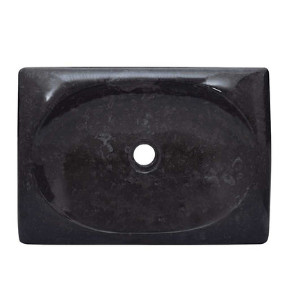 Sink Black 50x35x10 cm Marble
