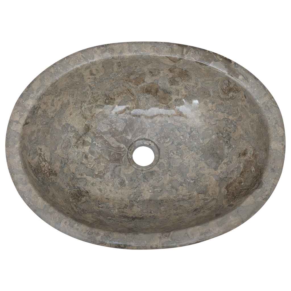 Sink Grey 53x40x15 cm Marble