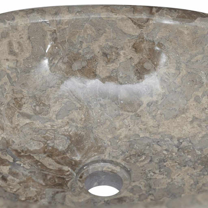 Sink Grey 53x40x15 cm Marble