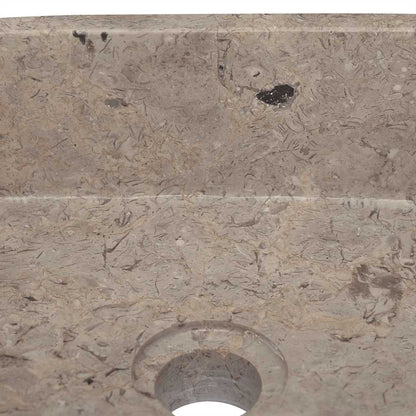 Sink Grey 30x30x13 cm Marble