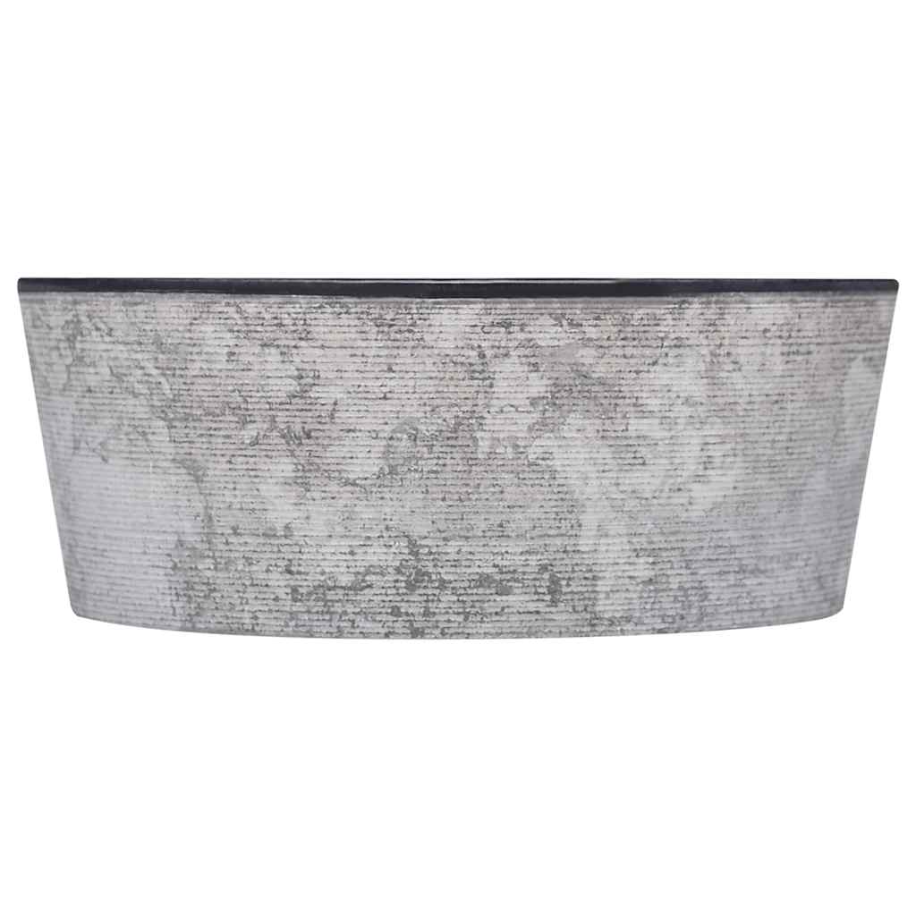 Sink Black Ø40x15 cm Marble
