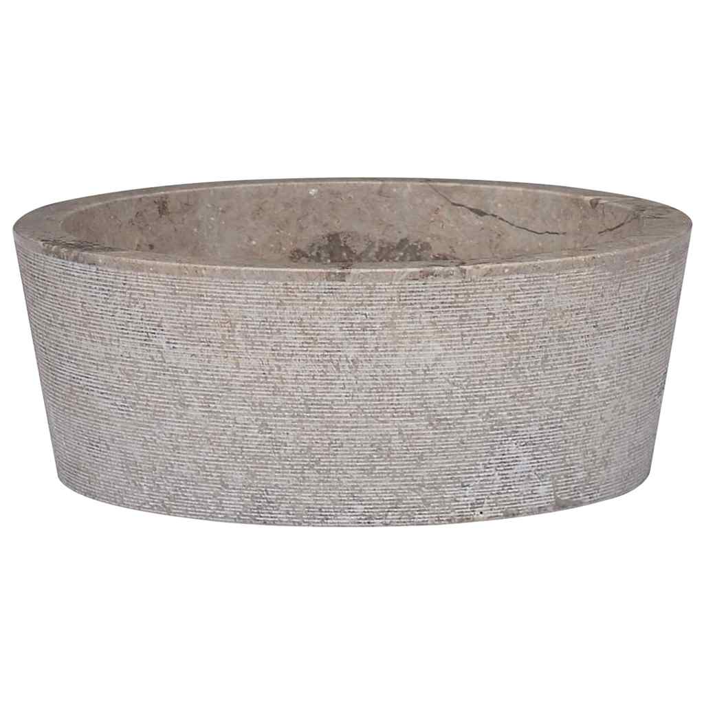 Sink Grey Ø40x15 cm Marble