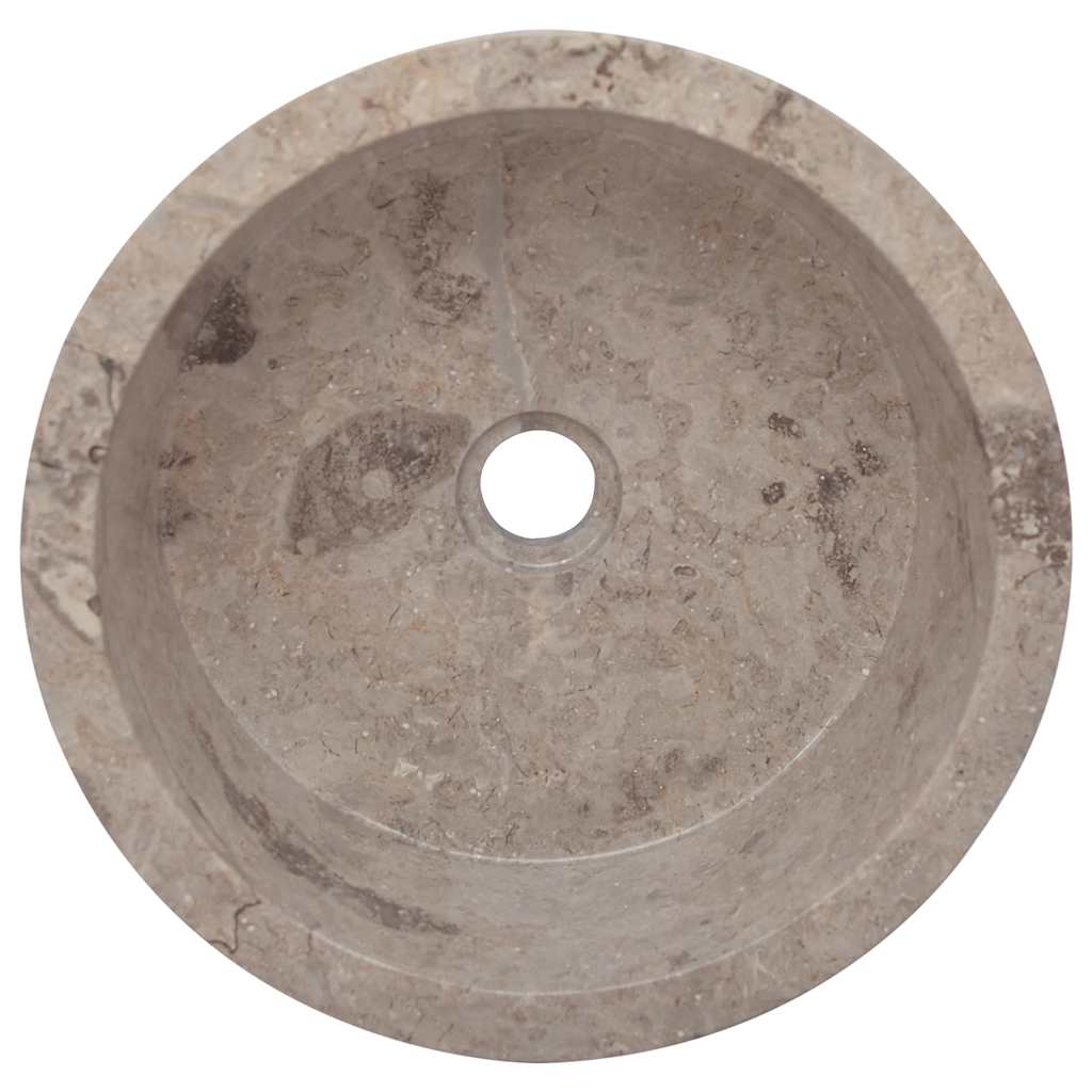 Sink Grey Ø40x15 cm Marble