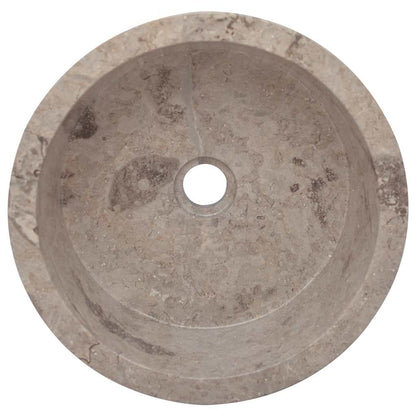 Sink Grey Ø40x15 cm Marble