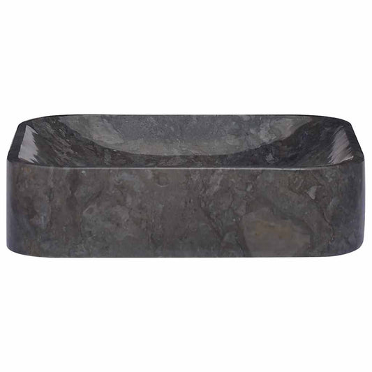 Sink Black 40x40x10 cm Marble