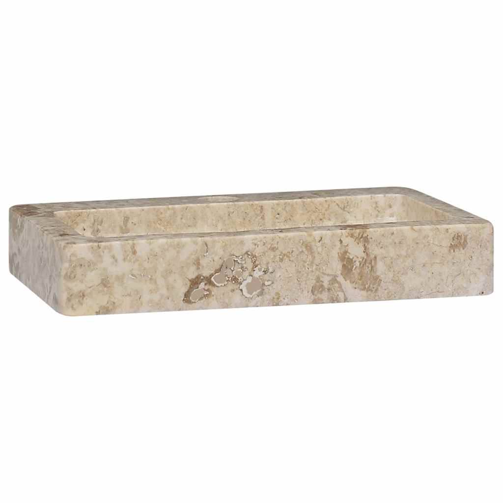 Sink Cream 38x24x6.5 cm Marble