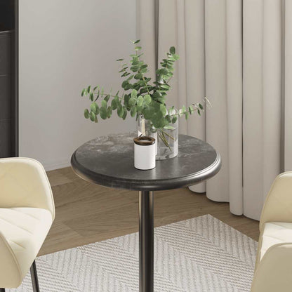 Table Top | Black | Marble | Ø40x2.5 cm | Durable | Table Top | Round