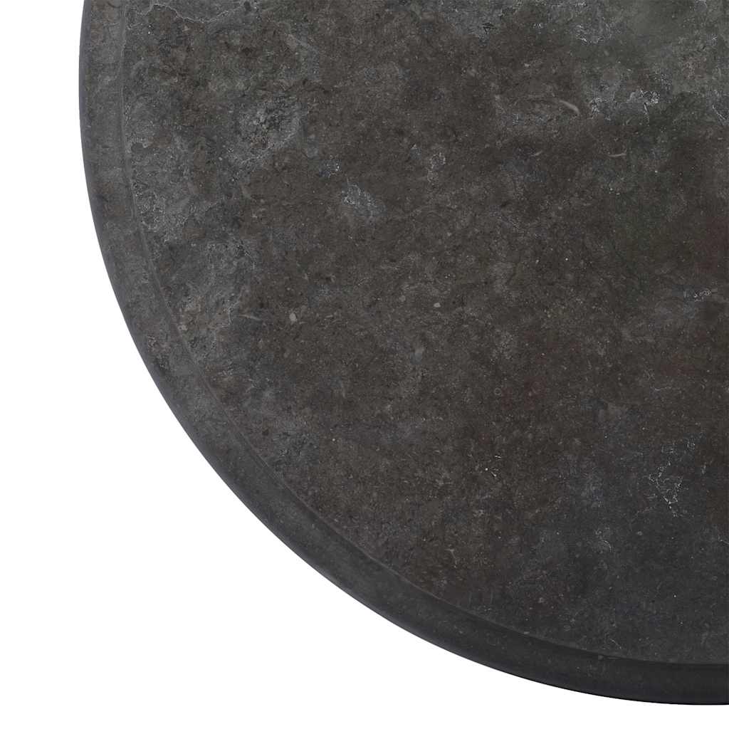 Table Top | Black | Marble | Ø40x2.5 cm | Durable | Table Top | Round