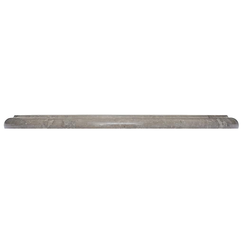 Table Top Grey Ø40x2.5 cm Marble