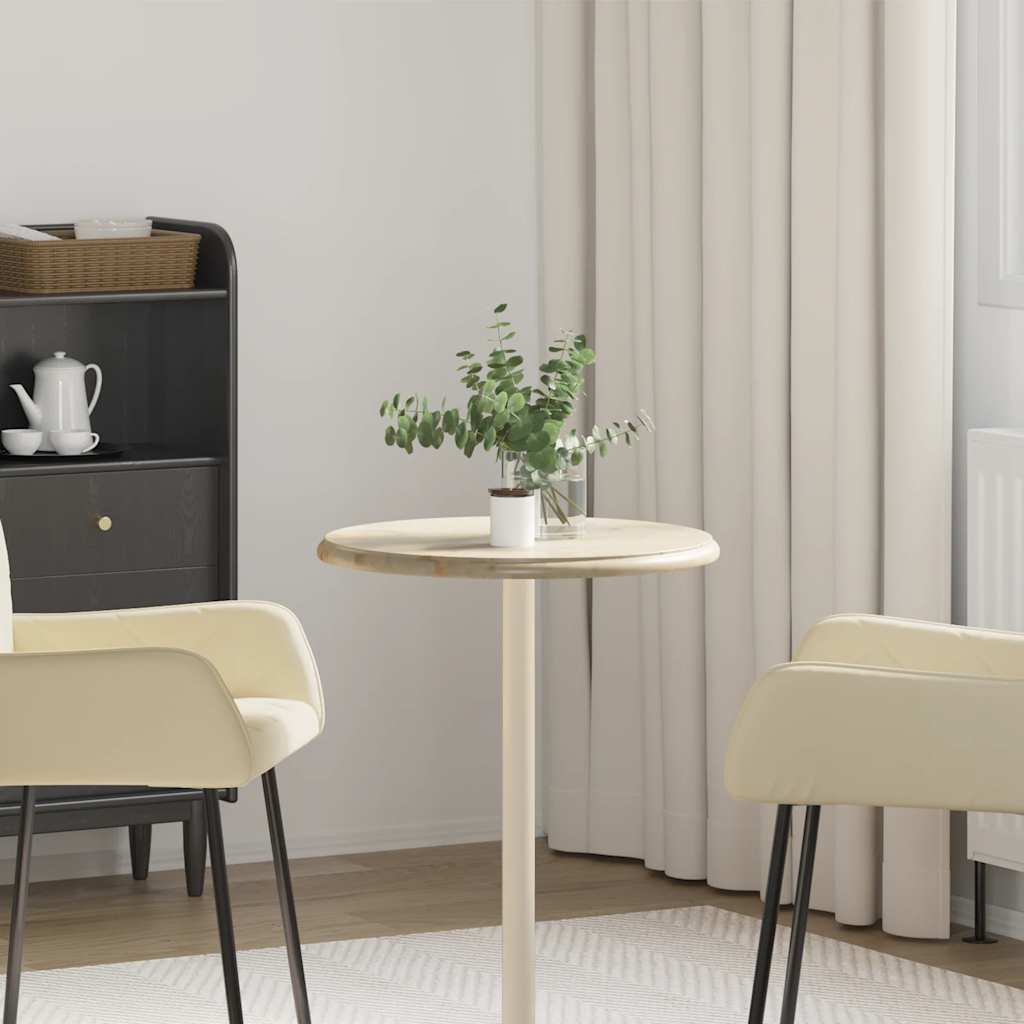 Table Top | Cream | Marble | Ø50x2.5 cm | Table Top | Round | Minimalist