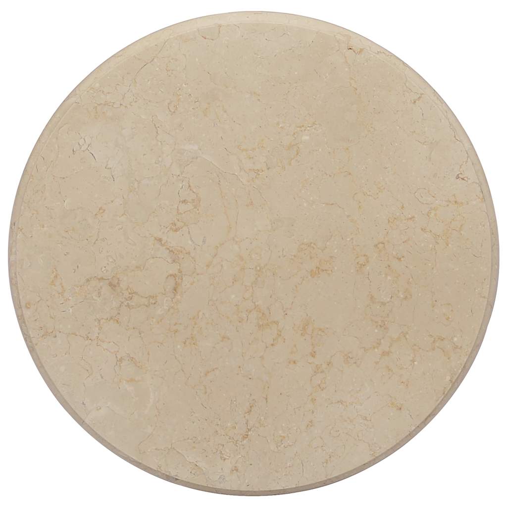 Table Top | Cream | Marble | Ø50x2.5 cm | Table Top | Round | Minimalist