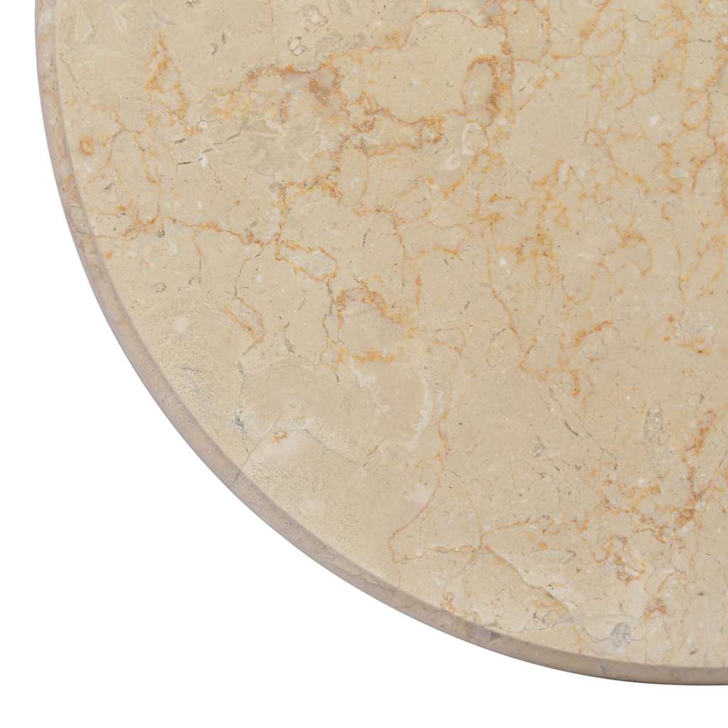 Table Top | Cream | Marble | Ø50x2.5 cm | Table Top | Round | Minimalist