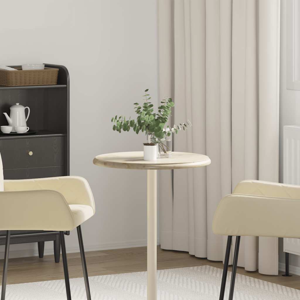 Table Top | Cream | Marble | Ø50x2.5 cm | Table Top | Round | Minimalist