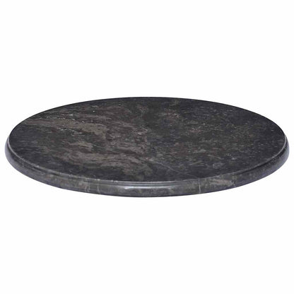 Table Top | Black | Marble | Ø50x2.5 cm | Durable | Table Top | Round