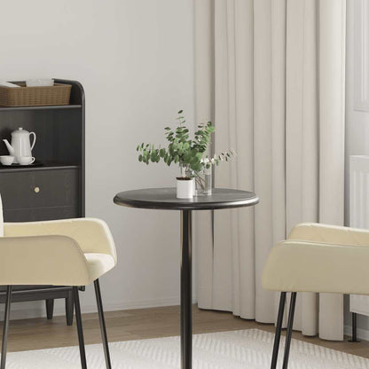 Table Top | Black | Marble | Ø50x2.5 cm | Durable | Table Top | Round