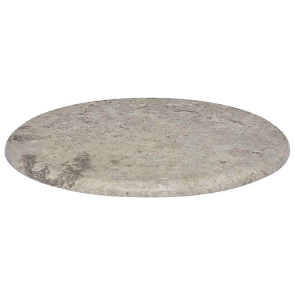 Table Top Grey Ø50x2.5 cm Marble