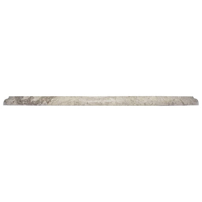 149194 vidaXL Table Top Grey Ø50x2,5 cm Marble