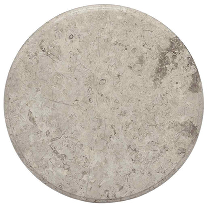Table Top Grey Ø50x2.5 cm Marble