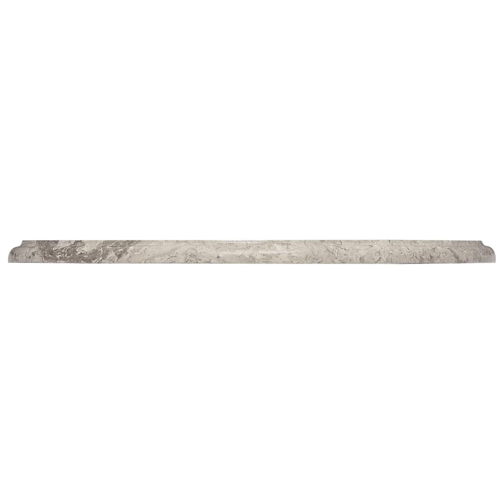 Table Top | Grey | Marble | 50 cm diameter |  Durable | Table Top | Round