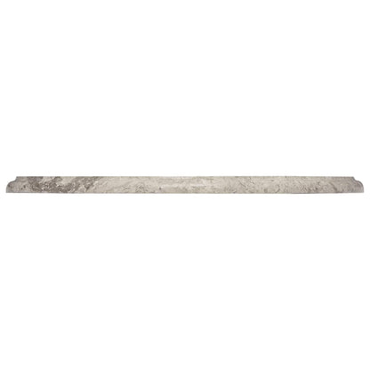Table Top | Grey | Marble | 50 cm diameter |  Durable | Table Top | Round