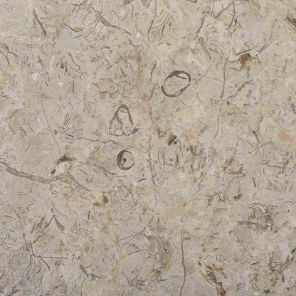 149194 vidaXL Table Top Grey Ø50x2,5 cm Marble